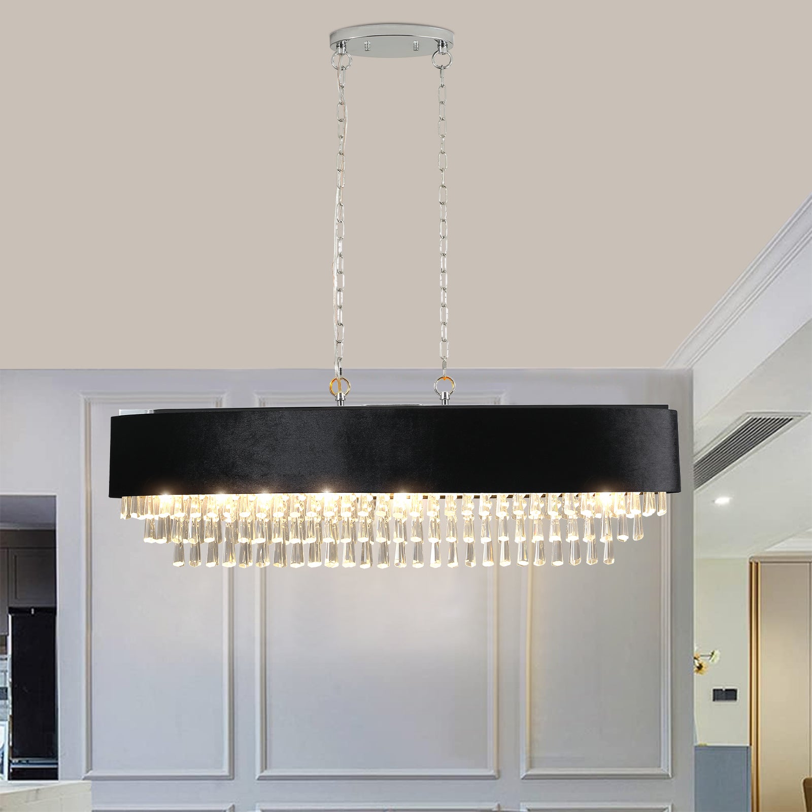 27062497 Modern Crystal Chandelier for Living-Room Cristal Lamp Luxury Home Decor Light Fixture - jurk.store