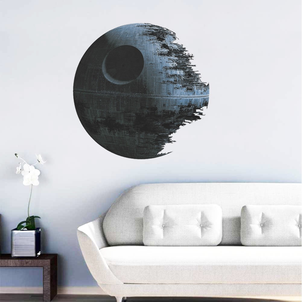 28062448 Wall Stickers Star Wars Decorative Painting Star War Dead Star Wall Stickers - jurk.store