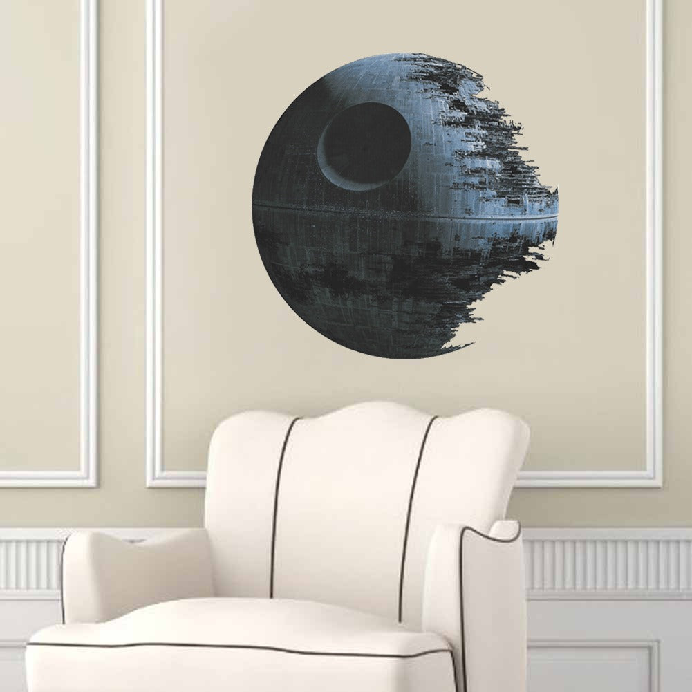 28062448 Wall Stickers Star Wars Decorative Painting Star War Dead Star Wall Stickers - jurk.store