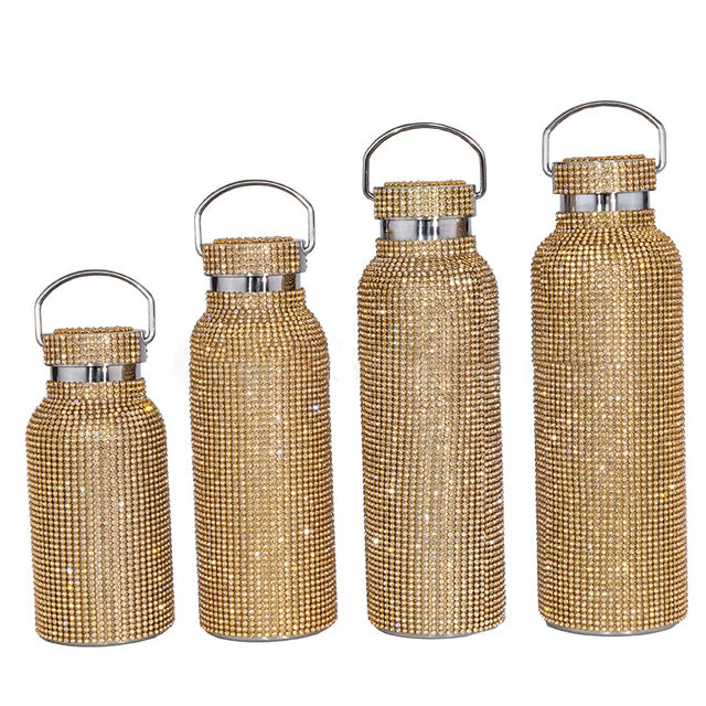 27062482 Keep Hot And Cold Diamond Jewelry Thermos Bottle Fashion Stainless Steel Water Bottle Free Shipping Girls Thermo Cup Tea Coffee - jurk.store