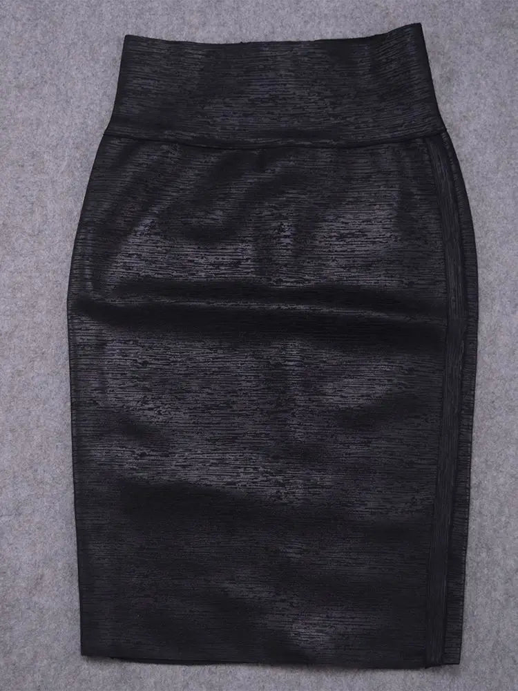 12072478 Hot stamping bandage skirt half skirt high waist tight fitting and hip wrapping - jurk.store