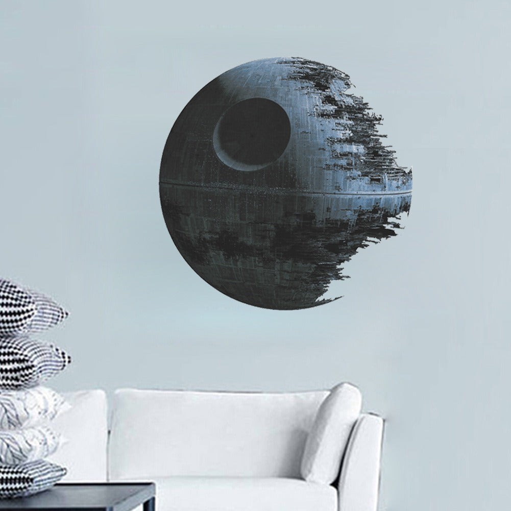 28062448 Wall Stickers Star Wars Decorative Painting Star War Dead Star Wall Stickers - jurk.store