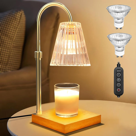 28062414 New adjustable timed wax melting lamp with dual purpose lighting function, simple and smokeless  aromatherapy  Candle Warmer Lamp - jurk.store