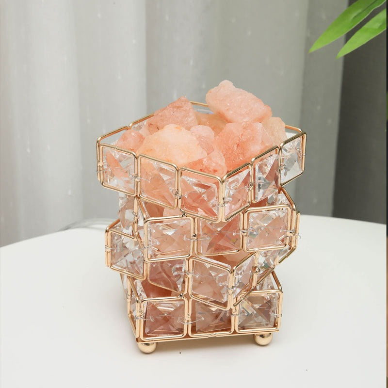 28062446 USB Crystal Table Lamp Three Color Dimming Magic Cube Stone Romantic Atmosphere Lights Bedroom Bedside Night Light For Home Room - jurk.store