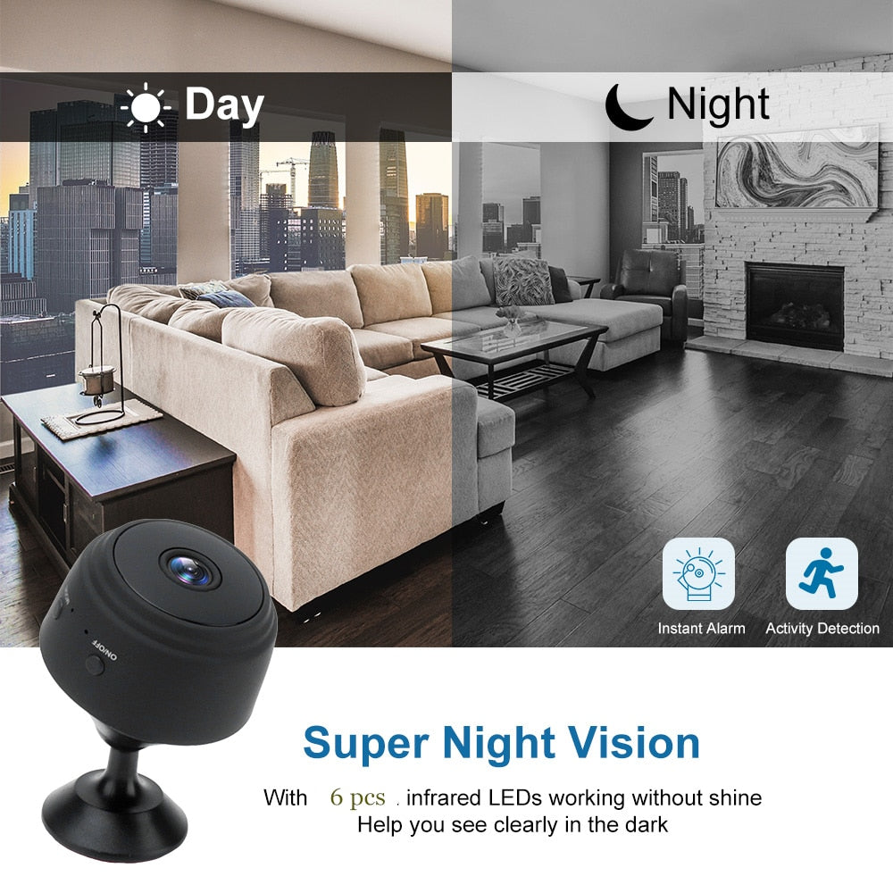 27062487 Mini IP Camera 1080P Sensor Night Vision Camcorder Motion DVR Micro Camera Sport DV Video small Camera Remote Monitor Phone App - jurk.store