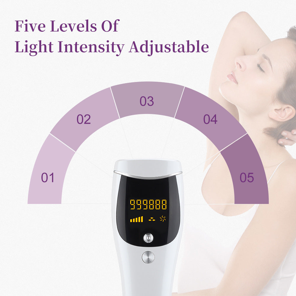 27062425 5-Speed Laser Hair Removal Instrument Whole Body IPL Photorejuvenation Hair Removal Device Home Electric Hair Removal Instrument Beauty Instrument - jurk.store