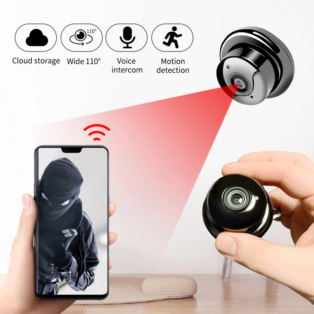 27062411 1080P Wireless Mini WiFi Camera Home Security Camera IP CCTV Surveillance IR Night Vision Motion Detect Baby Monitor P2P - jurk.store