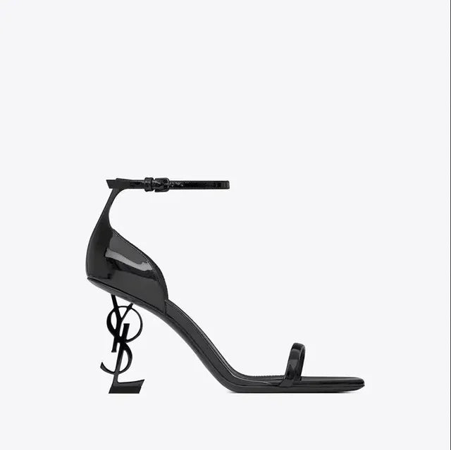 AE072422 Fashion Sexy Sandals Women 2024 Summer New Line with Letters Shaped with Fashion Women's Shoes Buckle High Heels Women - jurk.store