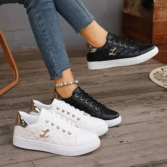 AE072421 Women Sneakers Summer Fashion Breathable Shoes Women Soft Sole Walking Sneakers Casual Women Sneaker White Sneakers Women - jurk.store